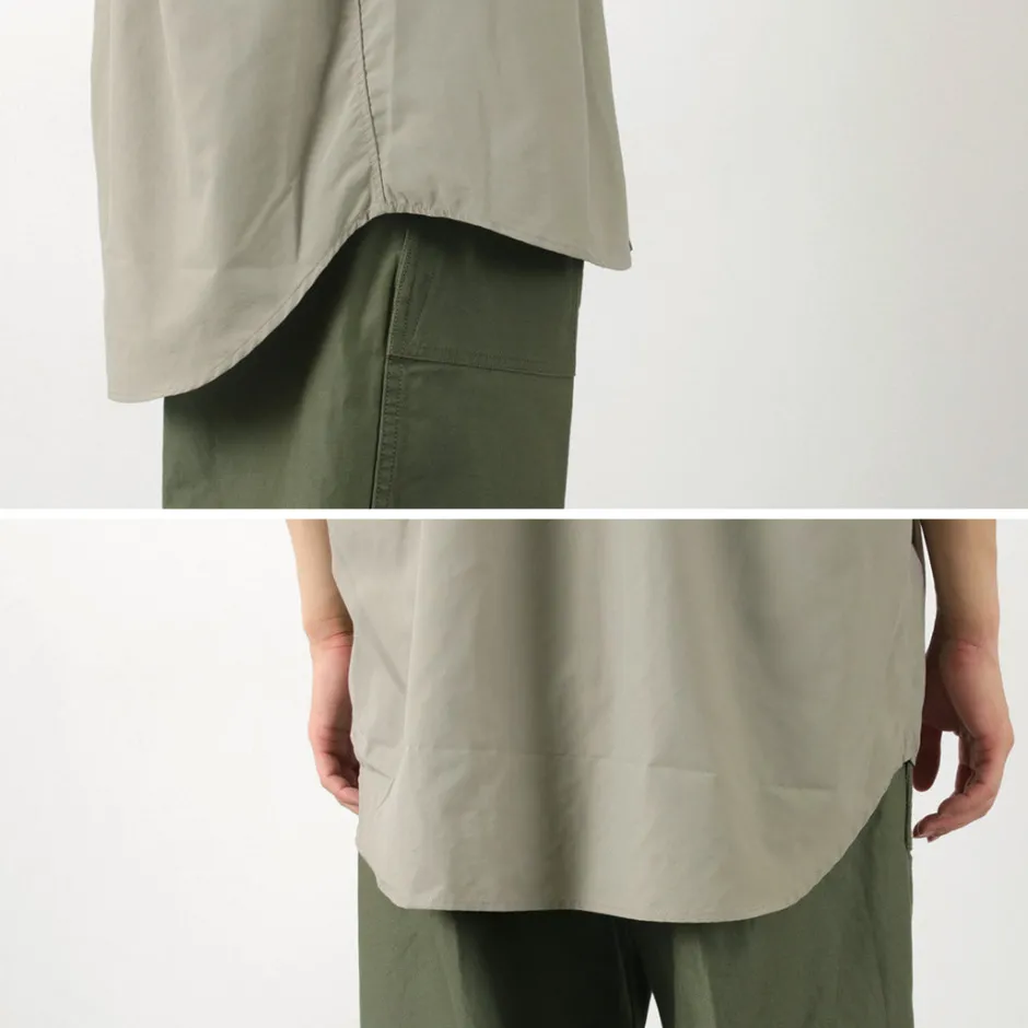 Shirts^BURLAP OUTFITTER / 7/10 Sleeve Band Collar Shirt