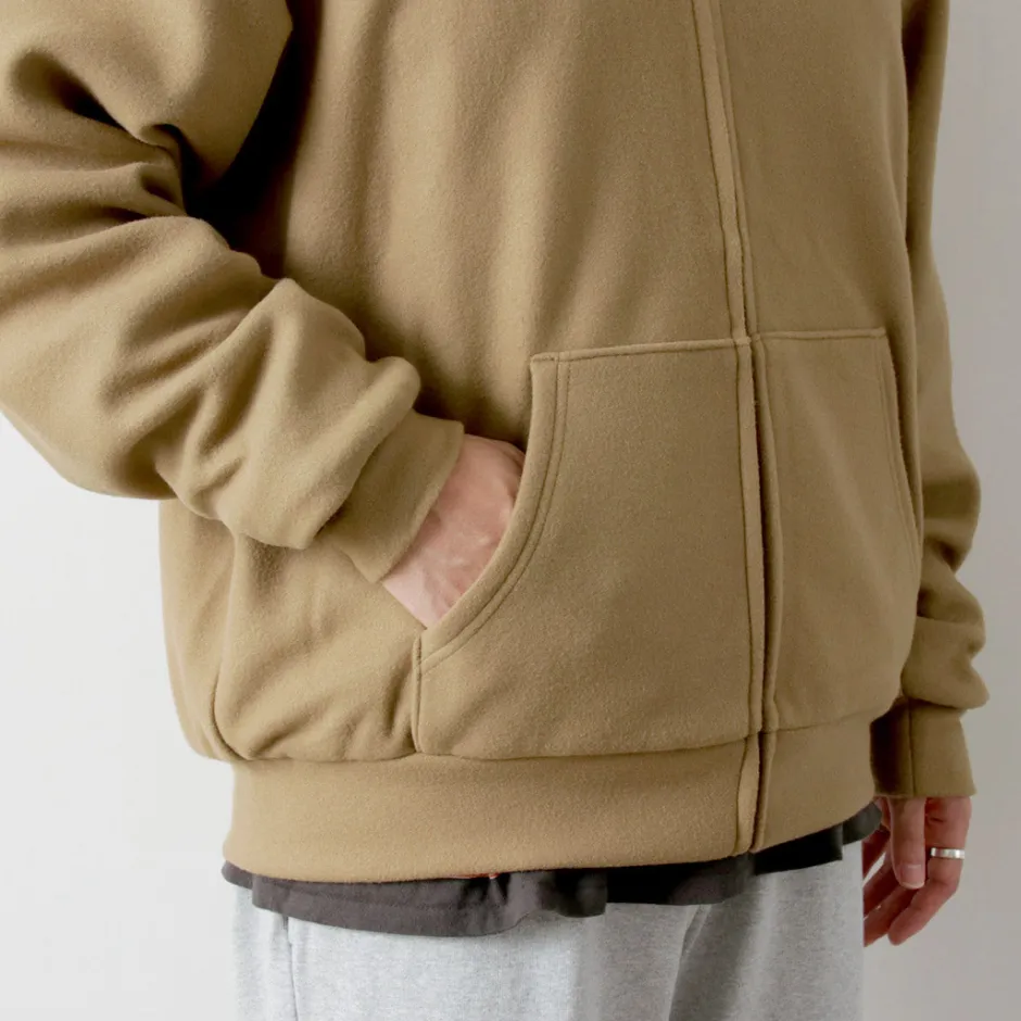 Jackets^BURLAP OUTFITTER / Grid Fleece Lined Zip Hoodie