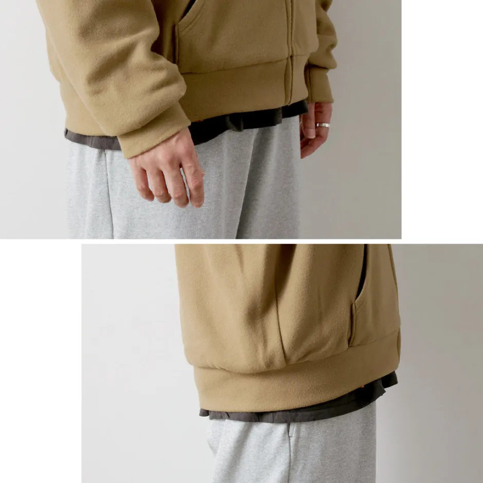 Jackets^BURLAP OUTFITTER / Grid Fleece Lined Zip Hoodie