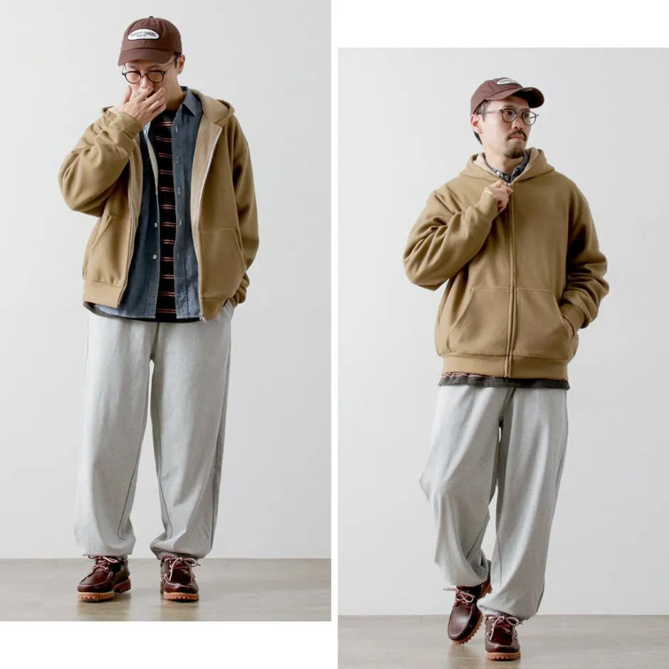 Jackets^BURLAP OUTFITTER / Grid Fleece Lined Zip Hoodie