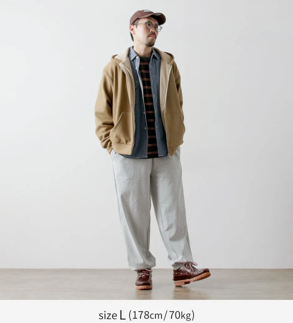 Jackets^BURLAP OUTFITTER / Grid Fleece Lined Zip Hoodie