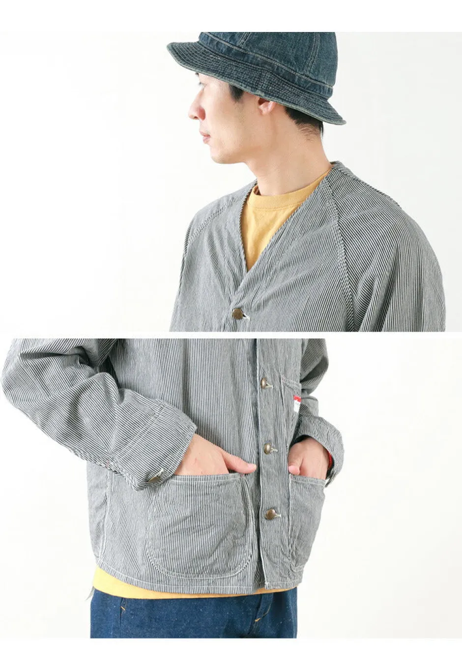 Jackets^CAL O LINE / engineer jacket hickory