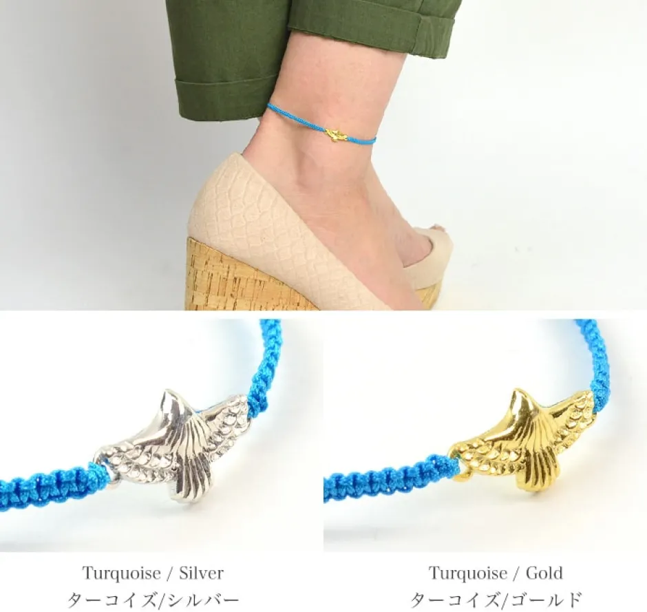 Anklets^CHALISA T.. / Eagle Notching Cord Anklet