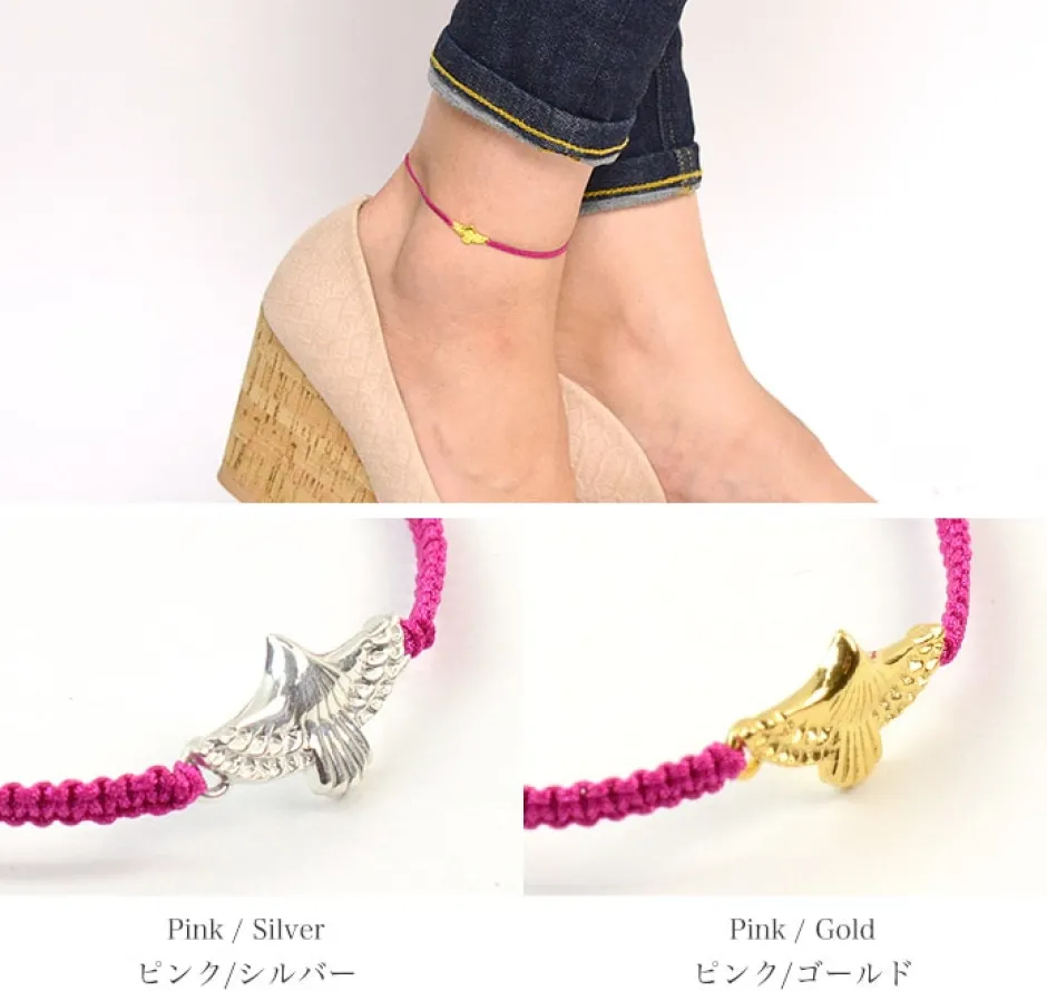 Anklets^CHALISA T.. / Eagle Notching Cord Anklet