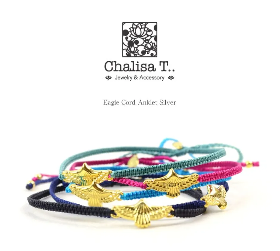 Anklets^CHALISA T.. / Eagle Notching Cord Anklet