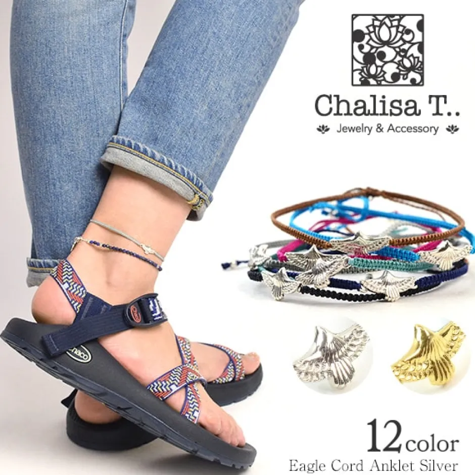 Anklets^CHALISA T.. / Eagle Notching Cord Anklet