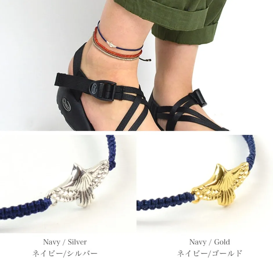 Anklets^CHALISA T.. / Eagle Notching Cord Anklet