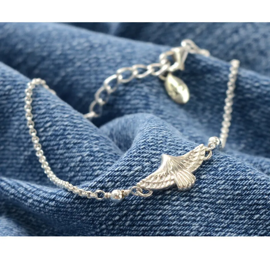 Anklets^CHALISA T.. / Eagle chain bracelet silver