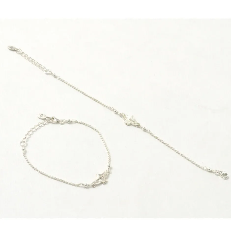 Anklets^CHALISA T.. / Eagle chain bracelet silver