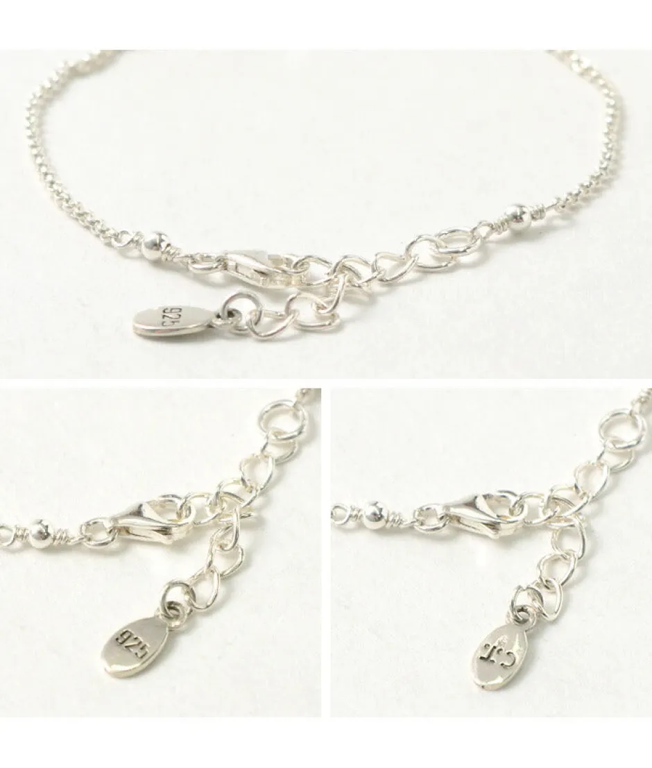 Anklets^CHALISA T.. / Eagle chain bracelet silver