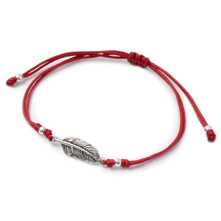 Anklets^CHALISA T.. / Mini Feather Notting Cord Anklet