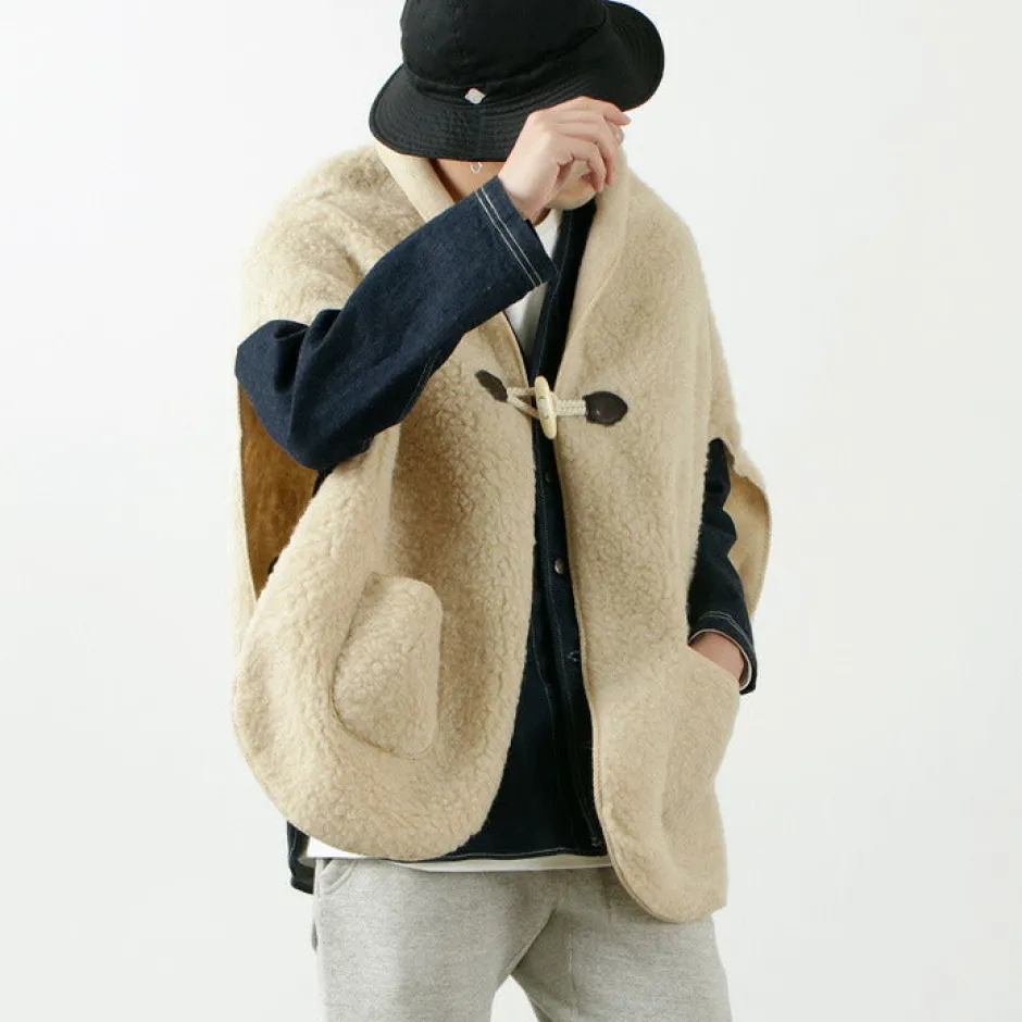 Jackets^COLDBREAKER / Boa Wool Poncho