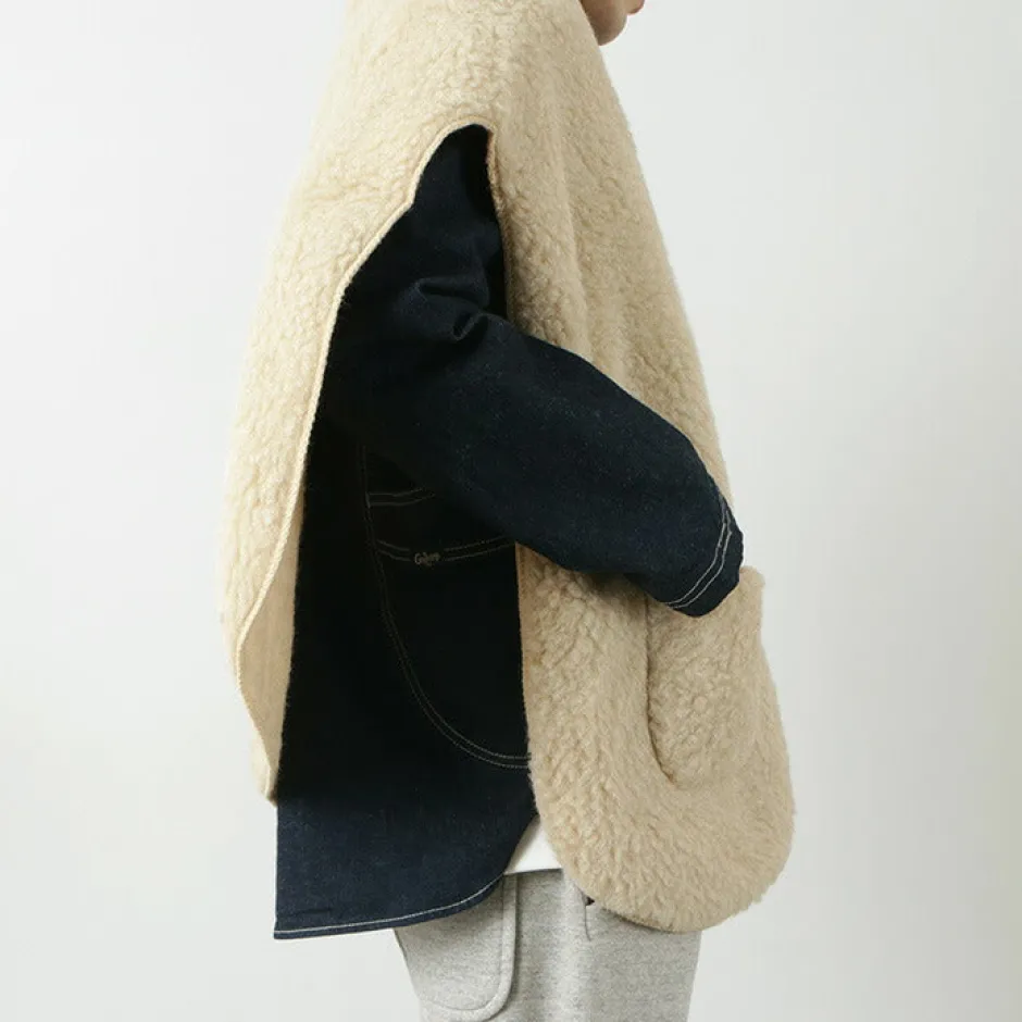 Jackets^COLDBREAKER / Boa Wool Poncho