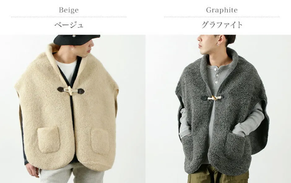 Jackets^COLDBREAKER / Boa Wool Poncho