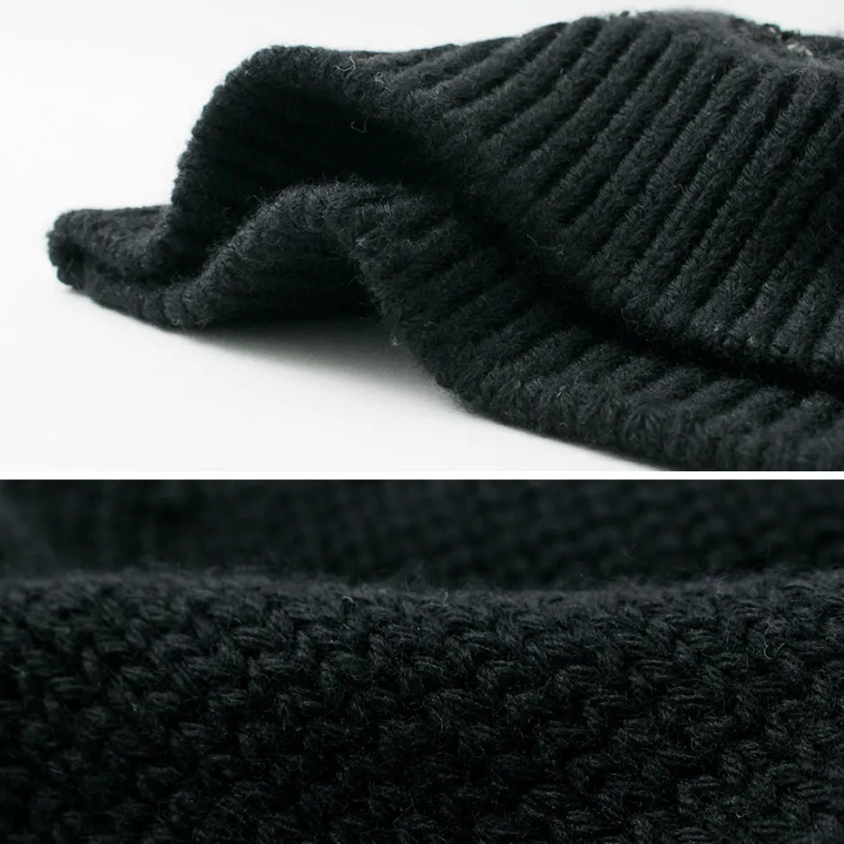Knits^COOHEM / Nordic Knit Pullover black