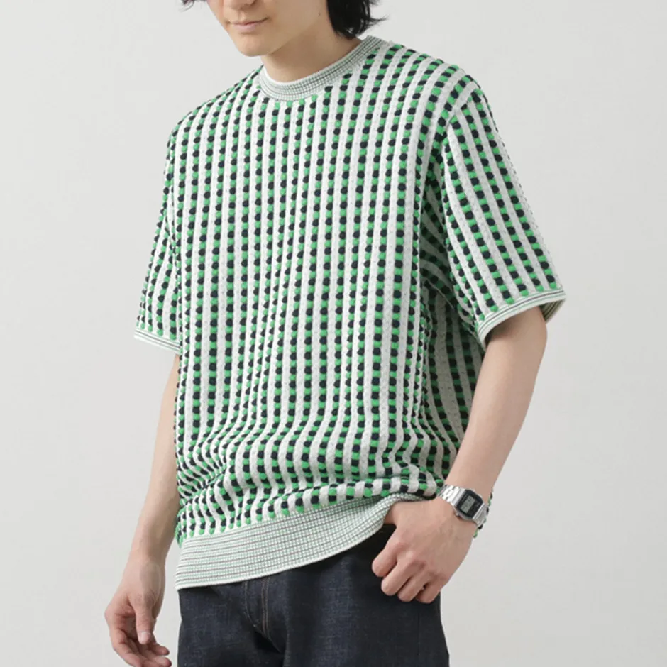Knits^COOHEM / Retro Wave Knit Pullover