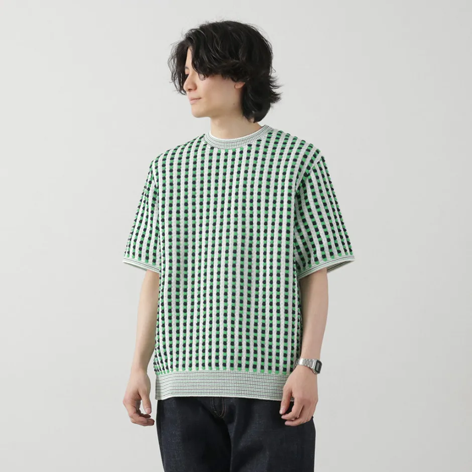 Knits^COOHEM / Retro Wave Knit Pullover