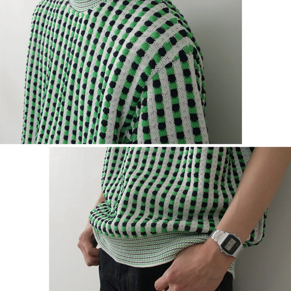 Knits^COOHEM / Retro Wave Knit Pullover