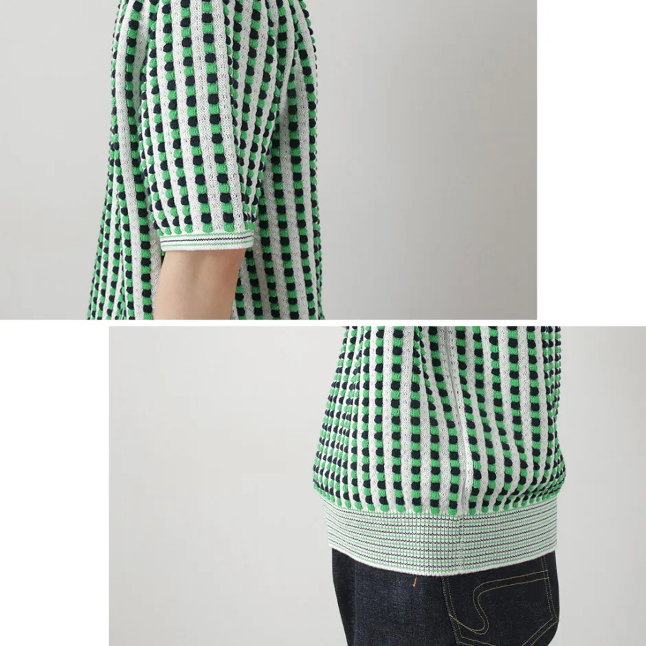 Knits^COOHEM / Retro Wave Knit Pullover