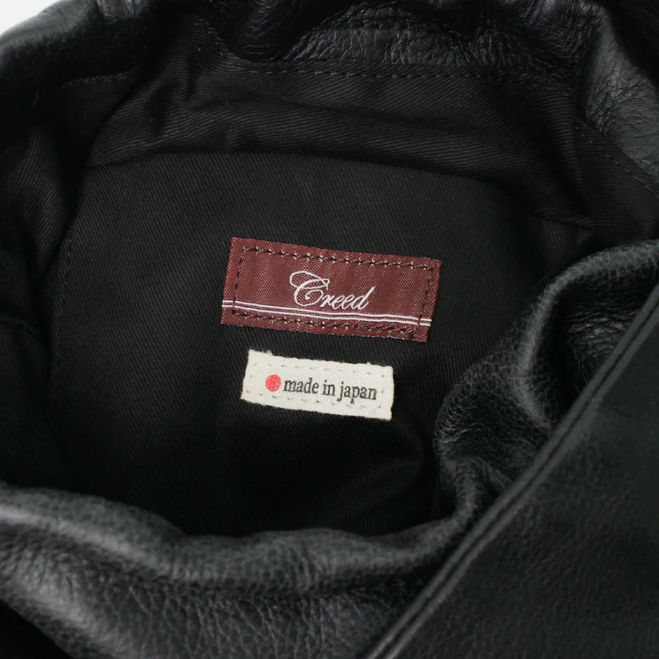 Tote Bags^CREED / Drawstring Tote Cowhide Leather