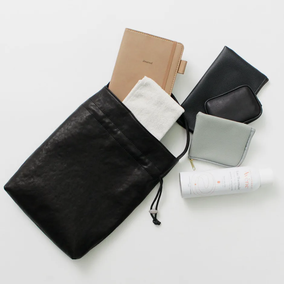 Tote Bags^CREED / Drawstring Tote Horse Leather