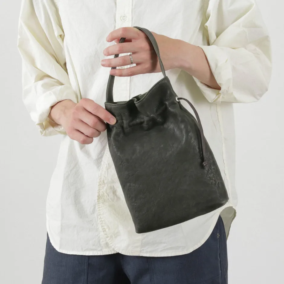 Tote Bags^CREED / Drawstring Tote Horse Leather