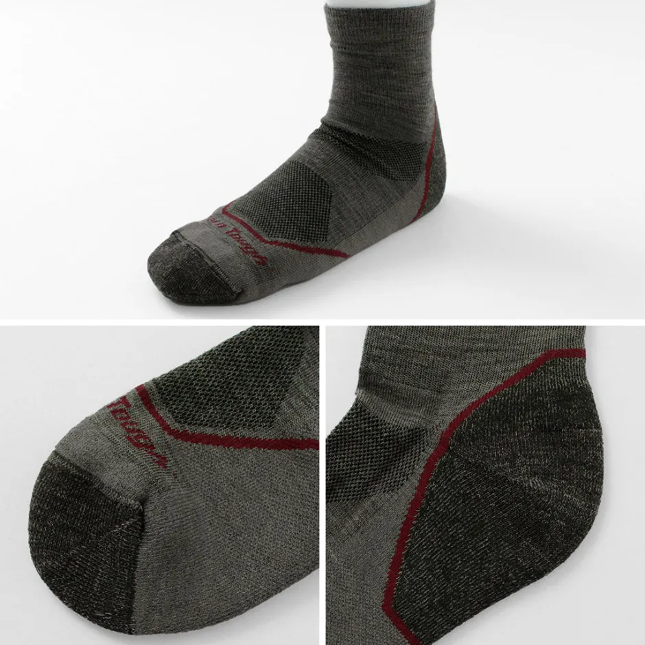 Socks^DARN TOUGH / Light Hiker 1/4 Sock Lightweight Cushion
