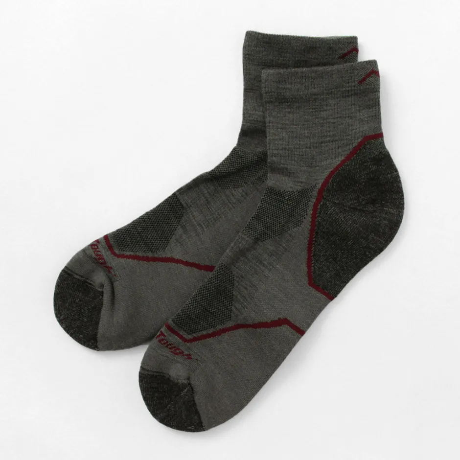 Socks^DARN TOUGH / Light Hiker 1/4 Sock Lightweight Cushion