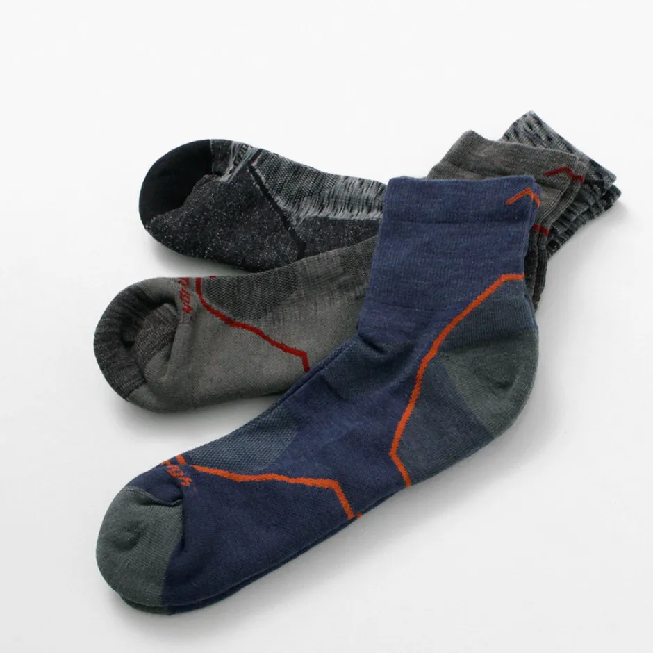 Socks^DARN TOUGH / Light Hiker 1/4 Sock Lightweight Cushion