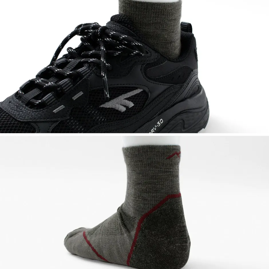 Socks^DARN TOUGH / Light Hiker 1/4 Sock Lightweight Cushion