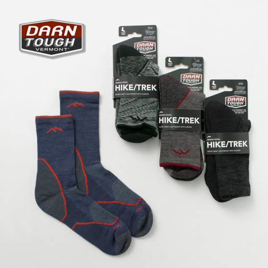 Socks^DARN TOUGH / Light Hiker Micro Crew Lightweight Cushion Socks