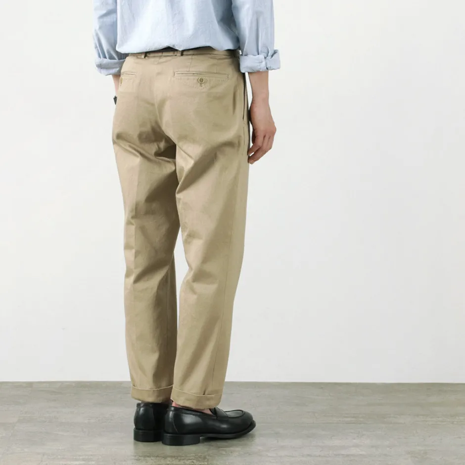 Work Pants & Chinos^D.C.WHITE / Cotton twill regular silhouette chinos