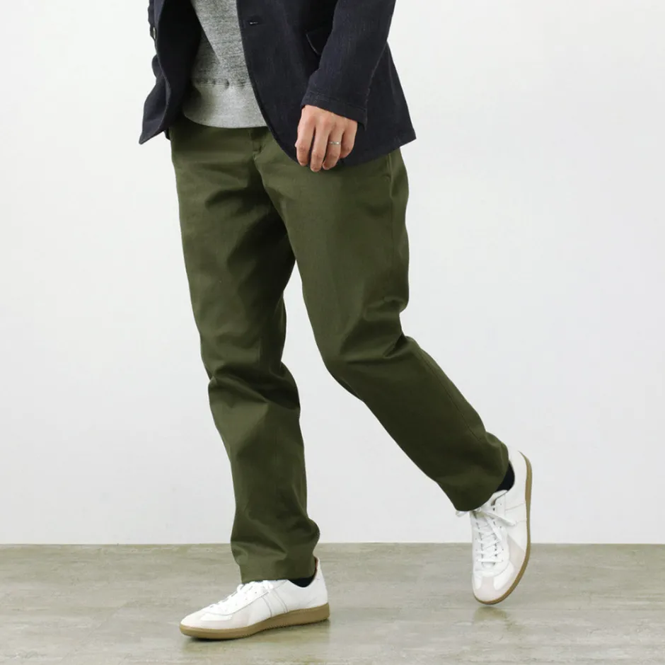 Work Pants & Chinos^D.C.WHITE / Cotton twill regular silhouette chinos