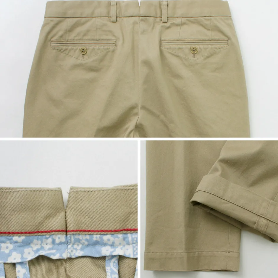 Work Pants & Chinos^D.C.WHITE / Cotton twill regular silhouette chinos