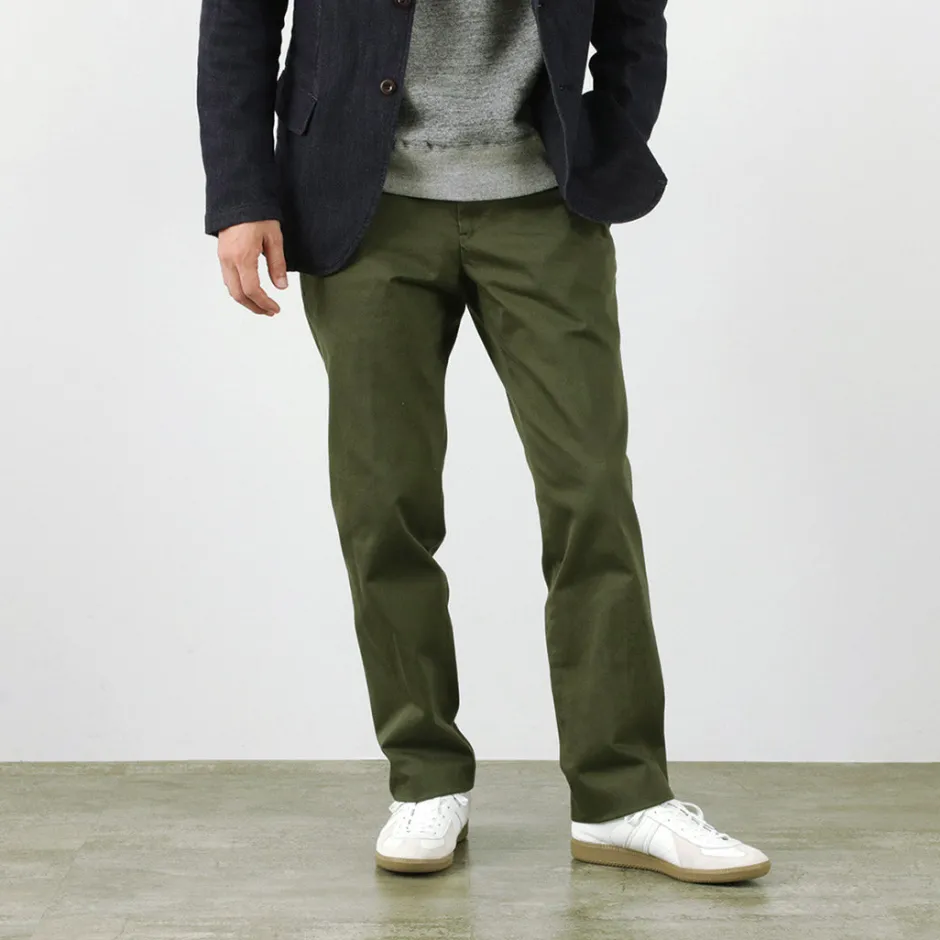 Work Pants & Chinos^D.C.WHITE / Cotton twill regular silhouette chinos