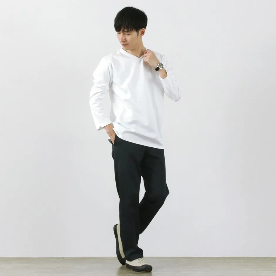 Work Pants & Chinos^D.C.WHITE / Cotton twill regular silhouette chinos