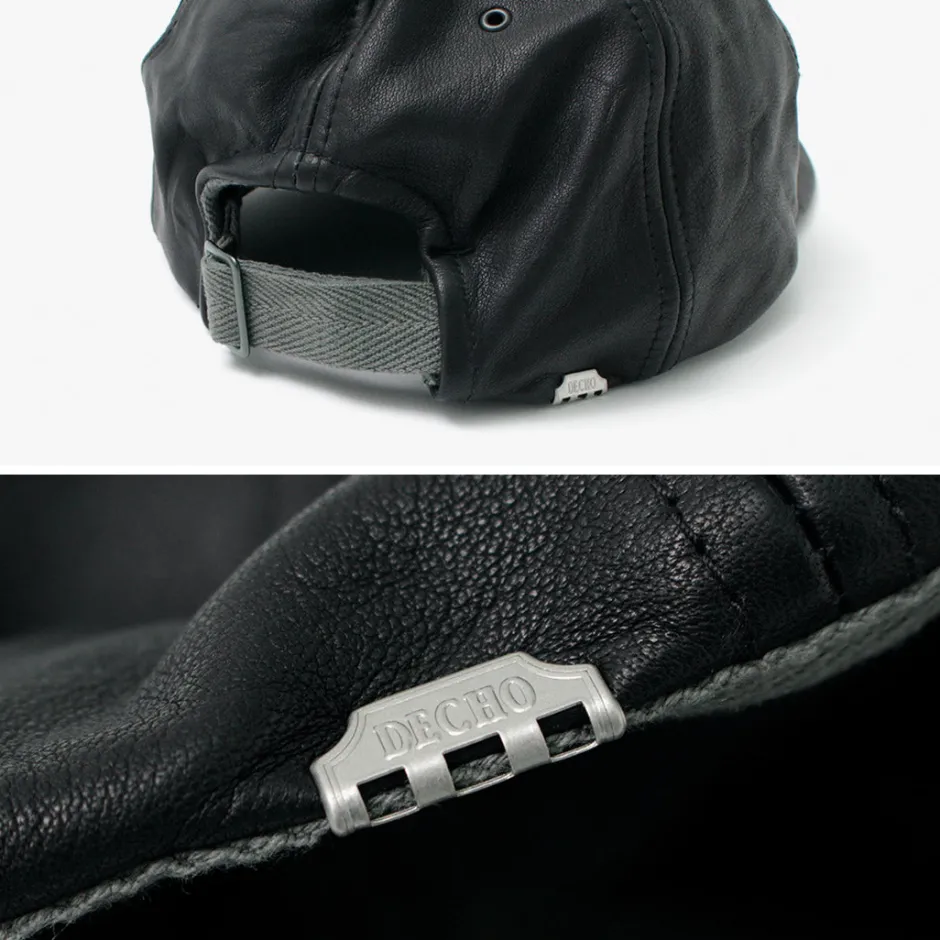 Hats^DECHO / Leather Ball Cap black