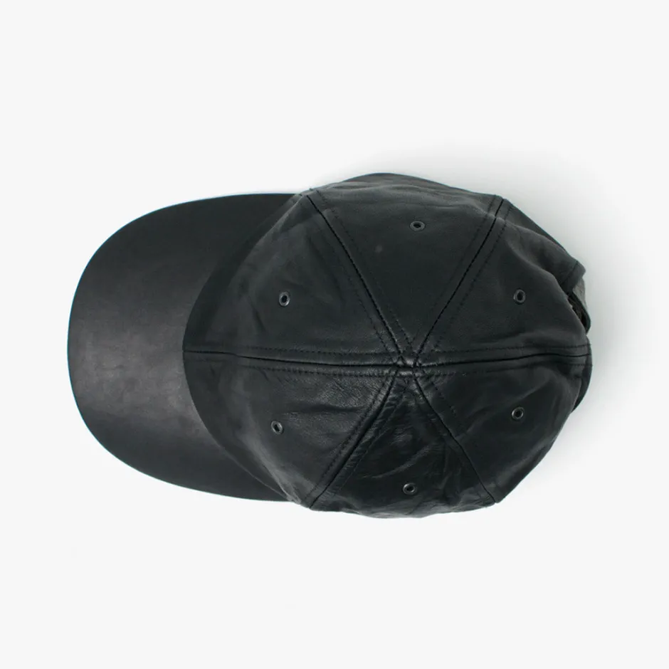 Hats^DECHO / Leather Ball Cap black
