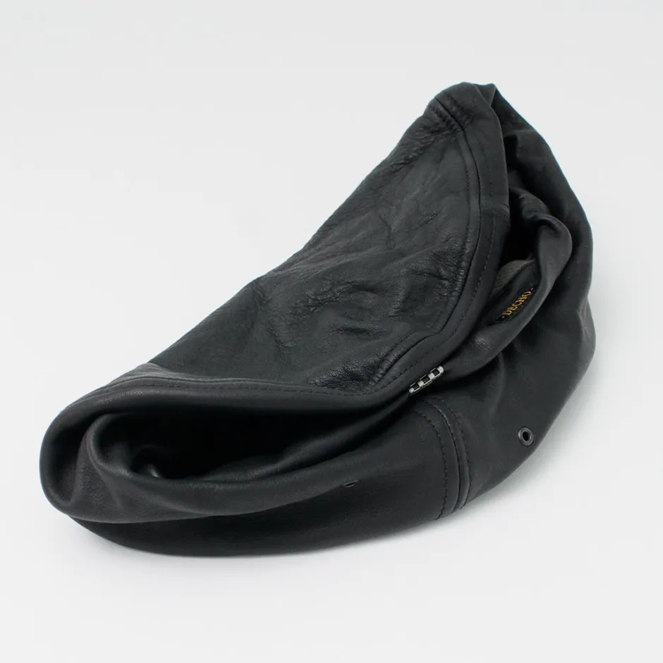 Hats^DECHO / Leather Beret black