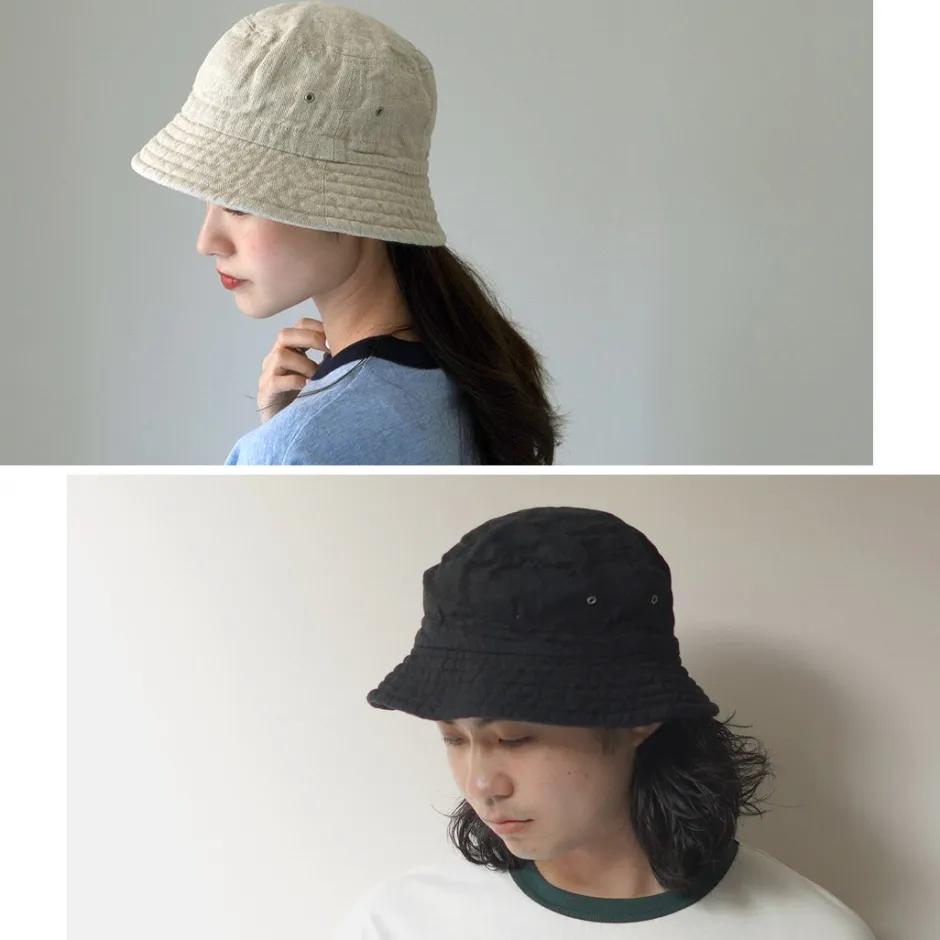 Hats^DECHO / Linen Bucket Hat