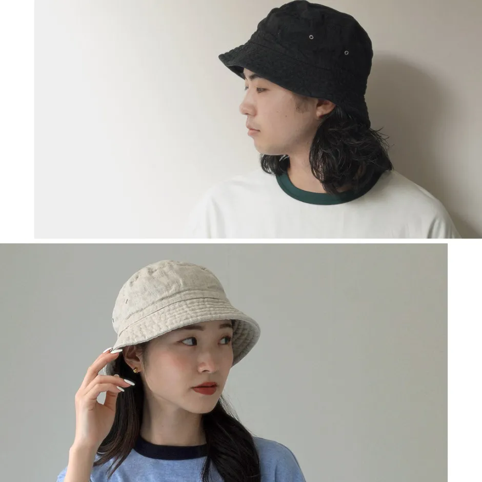 Hats^DECHO / Linen Bucket Hat