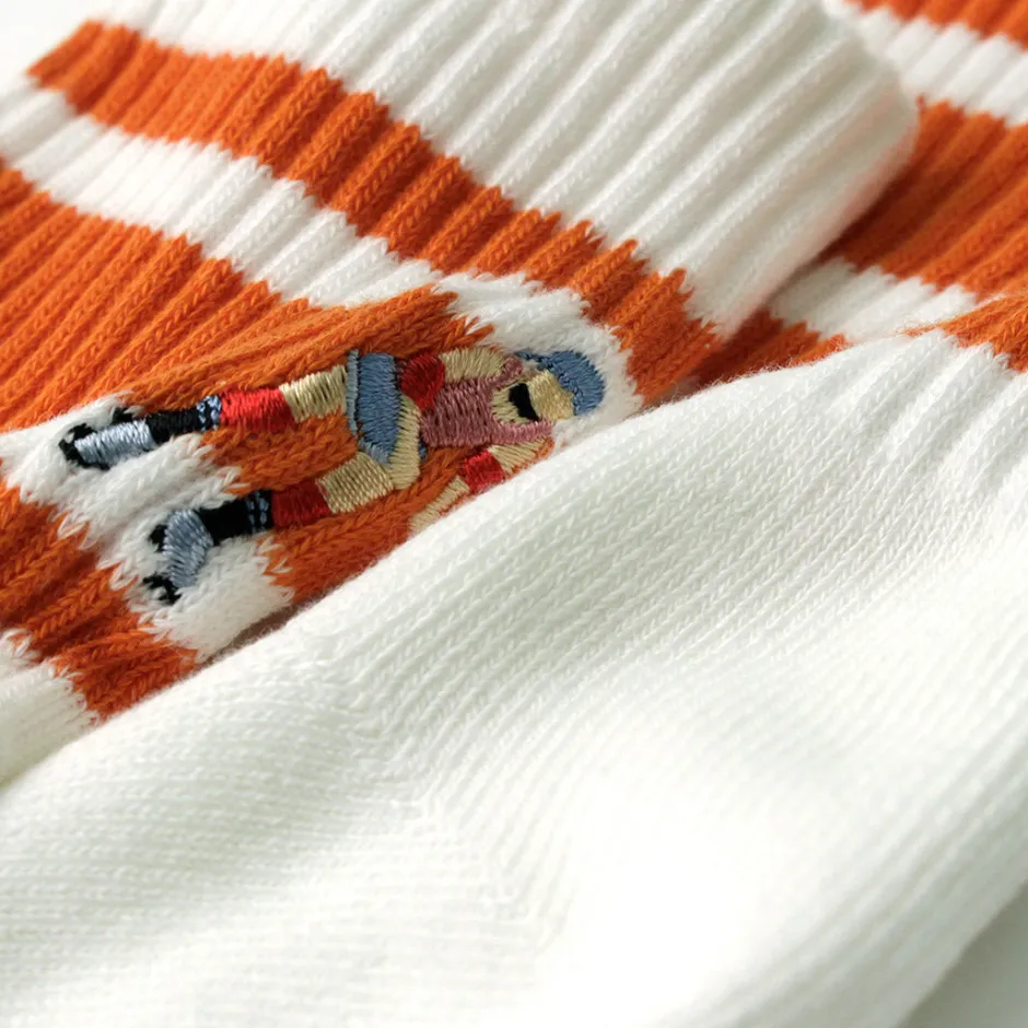 Socks^DECKA QUALITY SOCKS / Embroidered Skater Socks