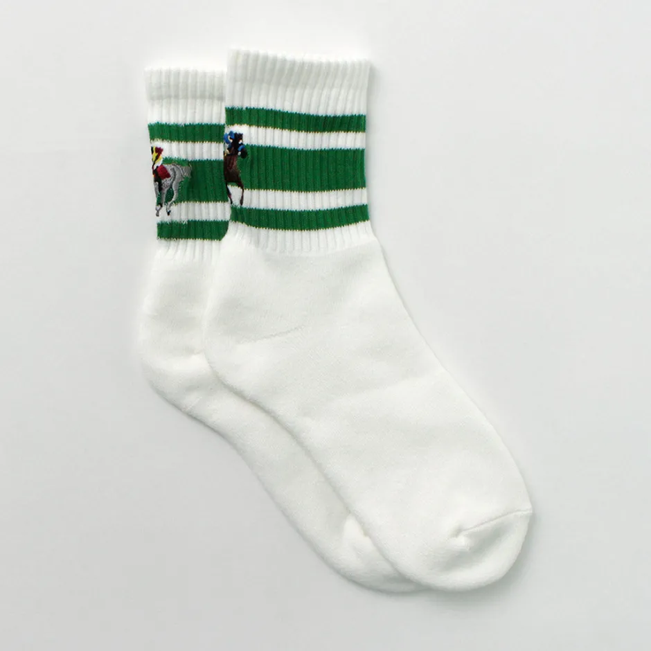 Socks^DECKA QUALITY SOCKS / Embroidered Skater Socks