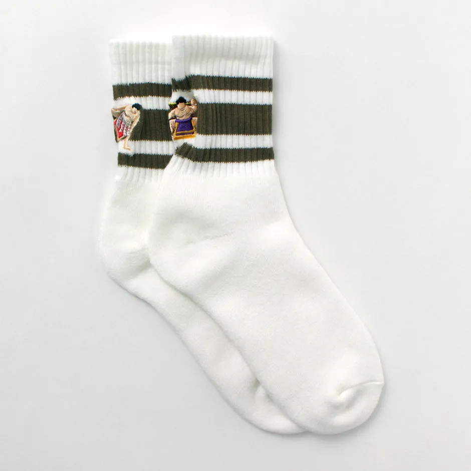 Socks^DECKA QUALITY SOCKS / Embroidered Skater Socks