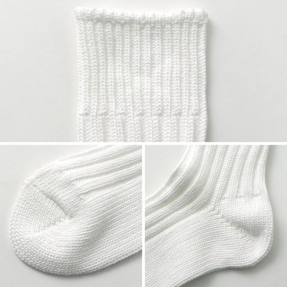 Socks^DECKA QUALITY SOCKS / Heavyweight Plain Crew Socks