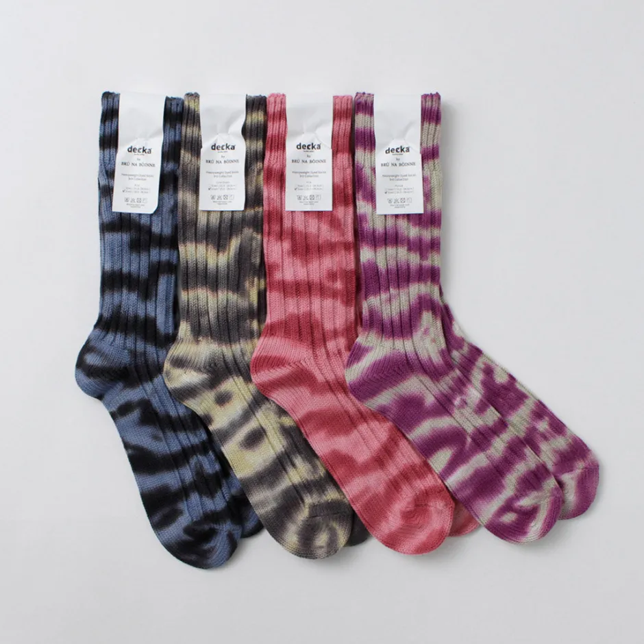 Socks^DECKA QUALITY SOCKS / Heavyweight tie-dye socks