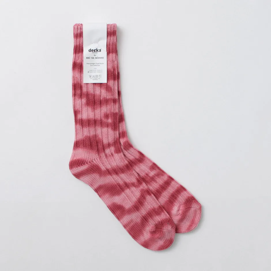 Socks^DECKA QUALITY SOCKS / Heavyweight tie-dye socks