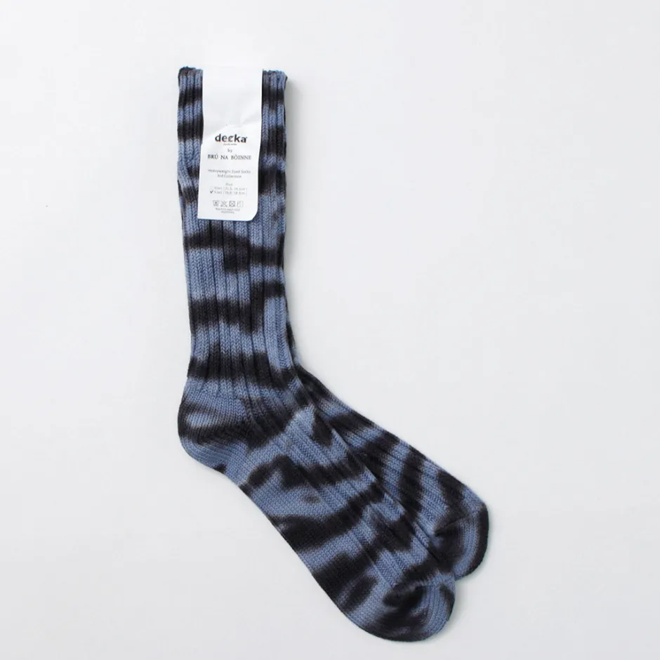 Socks^DECKA QUALITY SOCKS / Heavyweight tie-dye socks