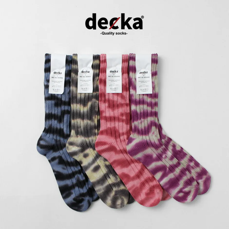 Socks^DECKA QUALITY SOCKS / Heavyweight tie-dye socks
