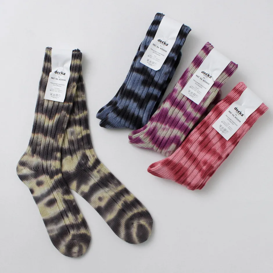 Socks^DECKA QUALITY SOCKS / Heavyweight tie-dye socks